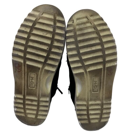 Harley Davidson Motorcycles Mens Black Leather Zip Lace Up Ankle Boots US 11.5M - Picture 13 of 14